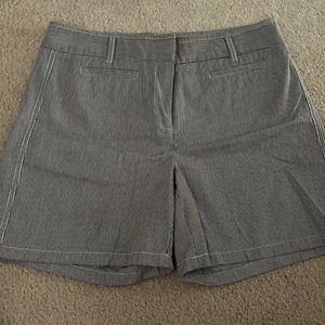 Nautical pinstriped shorts